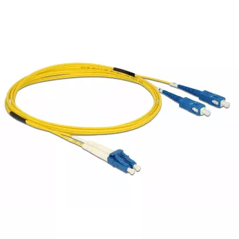 Cabo de fibra ótica DeLOCK 84610 2m LC SC amarelo
