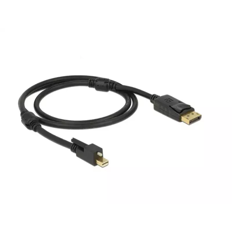 Cabo DisplayPort DeLOCK 83721 Mini DisplayPort 1m preto