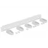 DeLock 43346 Painel de gestão de cabos para rack de 19 polegadas, 1U, cinzento claro RAL 7035