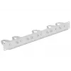 DeLock 43346 Painel de gestão de cabos para rack de 19 polegadas, 1U, cinzento claro RAL 7035
