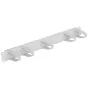 DeLock 43346 Painel de gestão de cabos para rack de 19 polegadas, 1U, cinzento claro RAL 7035