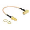 Cabo coaxial DeLOCK 0,16 m 2x RP-SMA