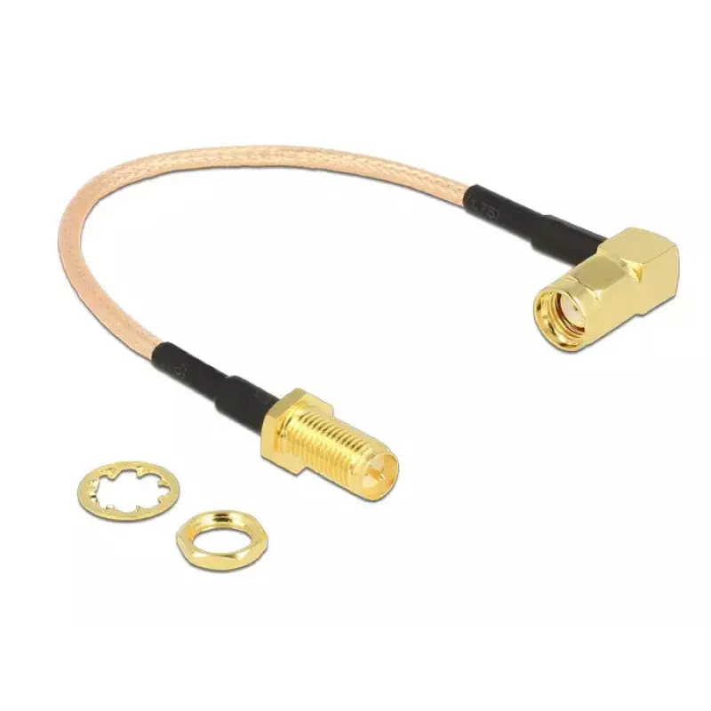 Cabo coaxial DeLOCK 0,16 m 2x RP-SMA