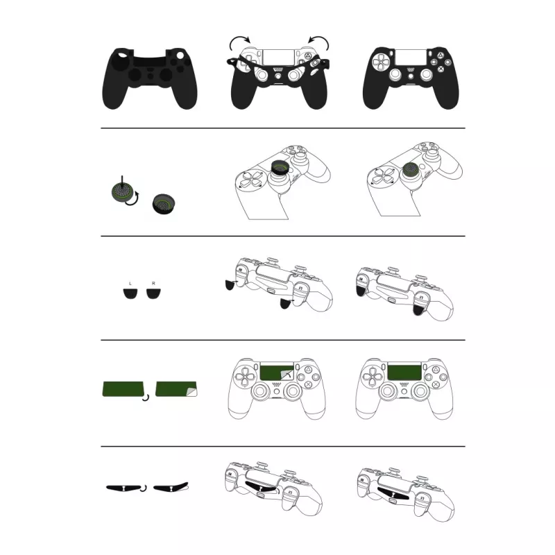 Hama Soccer, PlayStation 4, preto, verde