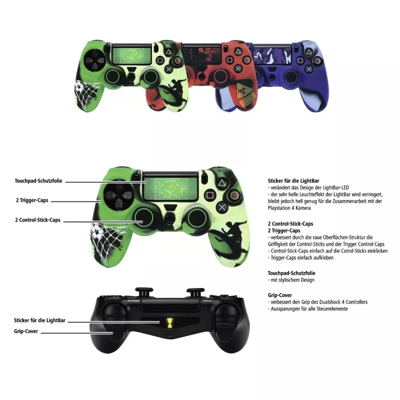 Hama Soccer, PlayStation 4, preto, verde