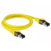 Cabo de rede DeLOCK 86581 RJ-45 Cat8.1 1 m amarelo