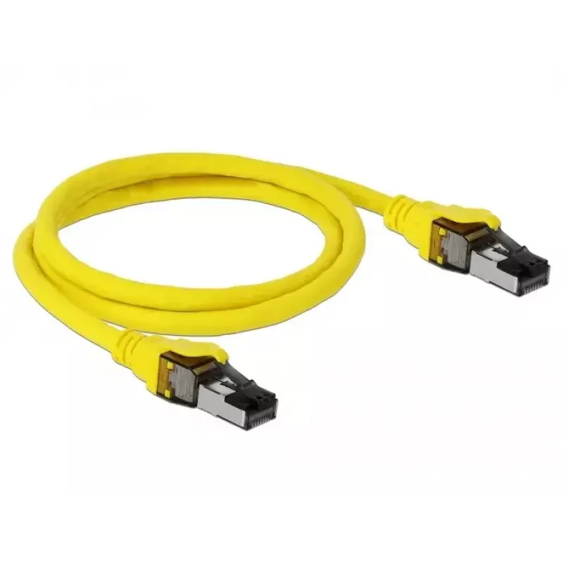 Cabo de rede DeLOCK 86581 RJ-45 Cat8.1 1 m amarelo