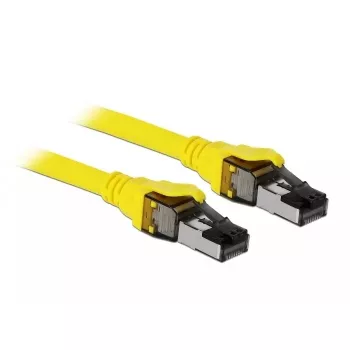 Cabo de rede DeLOCK 86581 RJ-45 Cat8.1 1 m amarelo