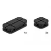 Suporte para cabos DeLOCK 18331 preto
