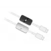 Fixador de cabos DeLOCK 18404 autofechável autoadesivo 3 unid. preto branco
