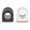 Fixador de cabos DeLOCK 18404 autofechável autoadesivo 3 unid. preto branco