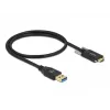 Cabo USB Type-A macho para Type-C macho 0,5 m DeLOCK 84007