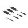 Cabo DC DeLOCK 86795 ficha de 5,5 x 2,1 mm macho para 3 x fêmea com interruptor 1 m
