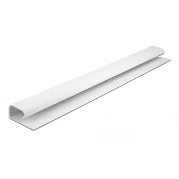 Calha para cabos DeLOCK 20884 montagem sob a secretária 57x25 mm 400 mm 2 unid. branco