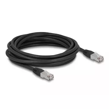 Cabo de rede DeLOCK RJ45 Cat.6A 5 m preto
