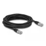Cabo de rede DeLOCK RJ45 Cat.6A 5 m preto