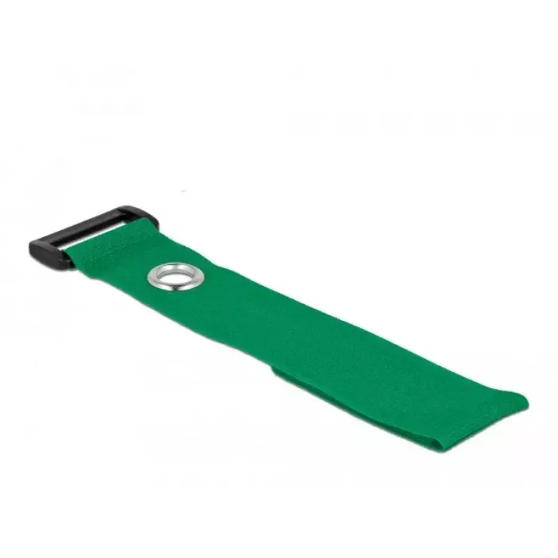 Abraçadeira de cabos de velcro DeLOCK 19553 verde 280 mm 3 unid.