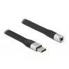 Cabo plano FPC DeLOCK 86942 USB Type-C para jack de 3,5 mm 10 cm