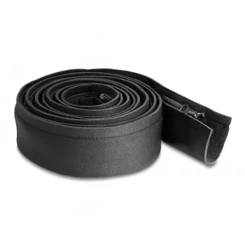 Manga de cabos DeLOCK neoprene flexível com fecho de correr 3 m x 100 mm preto