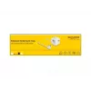 DeLOCK 11497 Cubo de tomadas de 3 vias com cabo de extensão de 1,5 m, carregador USB, proteção para crianças, branco