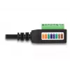 Cabo DeLOCK RJ45 Cat.5e fêmea para adaptador de barra de terminais 21,5 cm