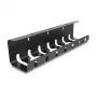 Suporte de cabos DeLOCK 88031 montagem sob a mesa preto 2 unid. conjunto