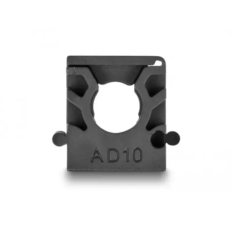Suporte de cabos DeLOCK 60481 10 mm preto 8 unid.