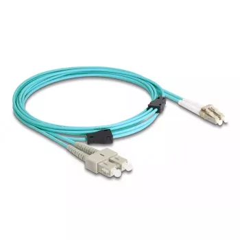 Cabo de fibra ótica DeLOCK LC duplex para SC duplex OM3 3 m