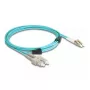 Cabo de fibra ótica DeLOCK LC duplex para SC duplex OM3 3 m
