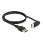 Cabo DELOCK DisplayPort 1 m, DisplayPort para DisplayPort, 5,7 mm de diâmetro, até 32 canais de áudio