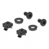 Suporte de cabos DeLOCK 66979 83 x 60 mm preto policarbonato