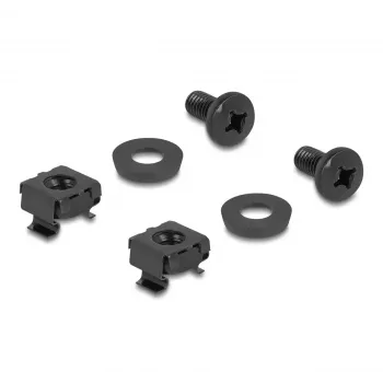 Suporte de cabos DeLOCK 66979 83 x 60 mm preto policarbonato