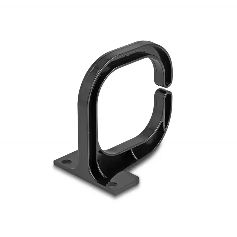 Suporte de cabos DeLOCK 66979 83 x 60 mm preto policarbonato
