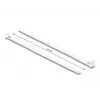 DeLOCK Abraçadeiras reutilizáveis, 150 x 7.2 mm, branco, 100 un.
