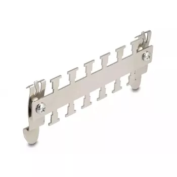Fixador de cabos DeLOCK para calha DIN 3,5 cm de diâmetro metálico metal