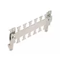 Fixador de cabos DeLOCK para calha DIN 3,5 cm de diâmetro metálico metal