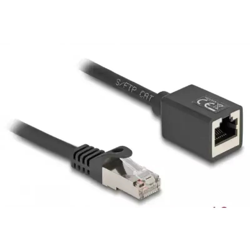 Cabo de rede DeLOCK 90323 RJ-45 Cat6a 10 m preto
