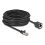 Cabo de rede DeLOCK 90323 RJ-45 Cat6a 10 m preto