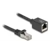 Cabo de rede DeLOCK 90294 RJ-45 Cat6a 1 m preto