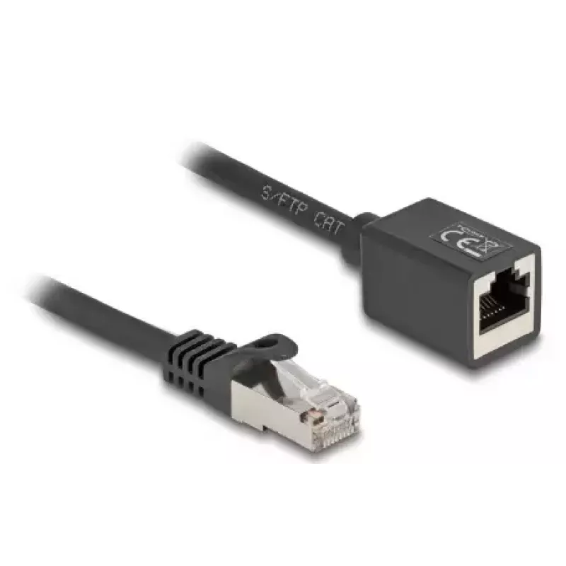 Cabo de rede DeLOCK 90294 RJ-45 Cat6a 1 m preto