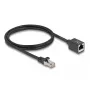 Cabo de rede DeLOCK 90294 RJ-45 Cat6a 1 m preto