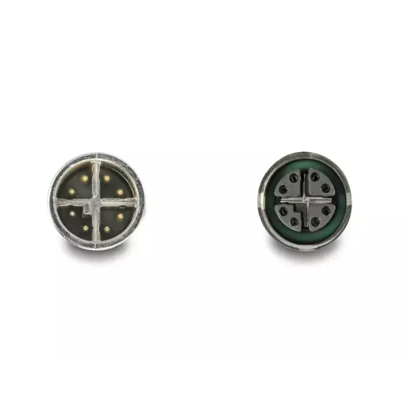 Cabo de rede DeLOCK M12 codificado X 8 pinos ficha macho para conector fêmea PUR (TPU) 2 m