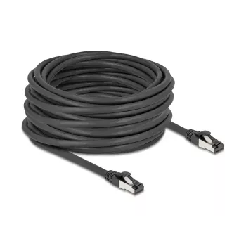 Cabo de rede DeLOCK 80576 RJ-45 Cat8.1 15 m preto