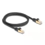 Cabo de rede DeLOCK RJ45 Cat.6A S/FTP 1m preto