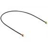 Cabo coaxial DeLOCK 89608 0,2m MHF (I-PEX) preto dourado