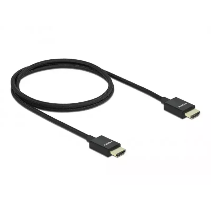 Cabo HDMI coaxial de alta velocidade DeLOCK 85384 1 m 48 Gbit/s 8K 60 Hz