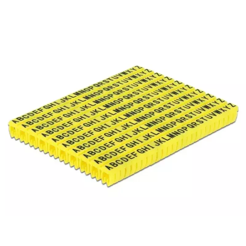Fixador de cabos DeLOCK 18303 amarelo 260 unid.