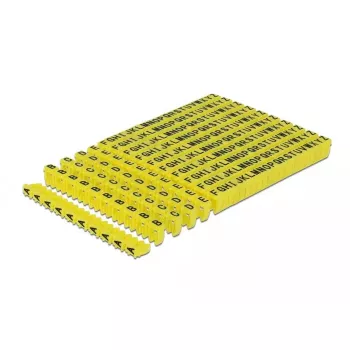 Fixador de cabos DeLOCK 18303 amarelo 260 unid.