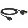 Cabo USB DeLOCK 85460 USB 2.0 1m preto