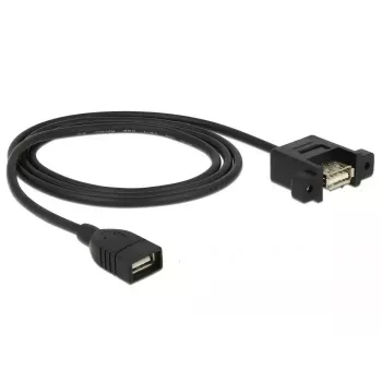 Cabo USB DeLOCK 85460 USB 2.0 1m preto
